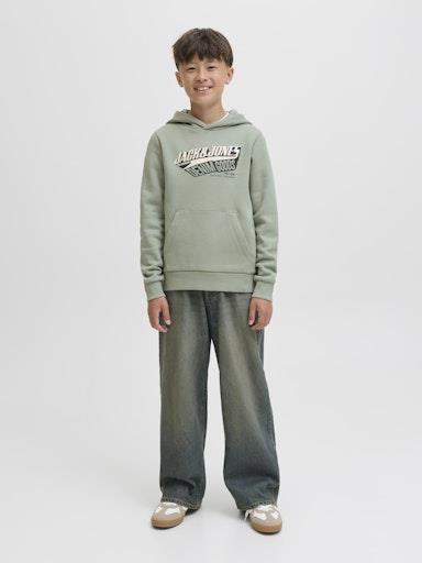 Otroški pulover s kapuco za fante Logo