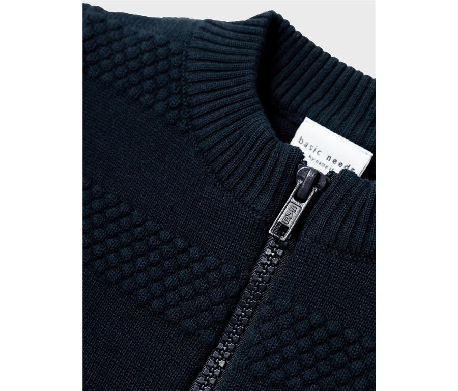 Otroška pletena jopa za fante Vesto