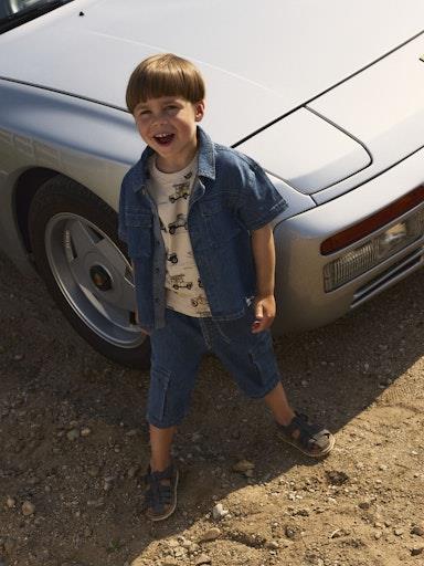 Otroške jeans kratke hlače za fante Ben