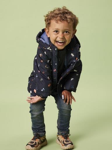 Otroška zimska jakna za fante Max AOP