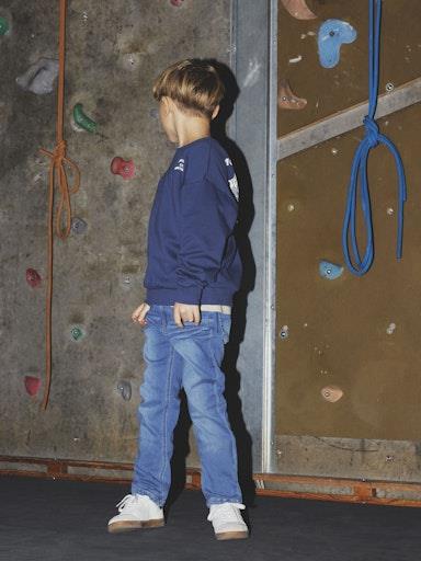 Otroške podložene jeans hlače za fante R