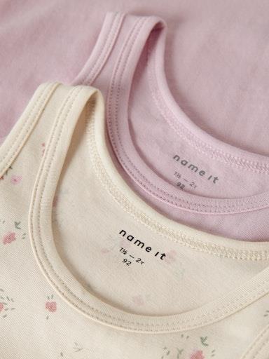 Otroška spodnja majica za dekleta, 2 kos