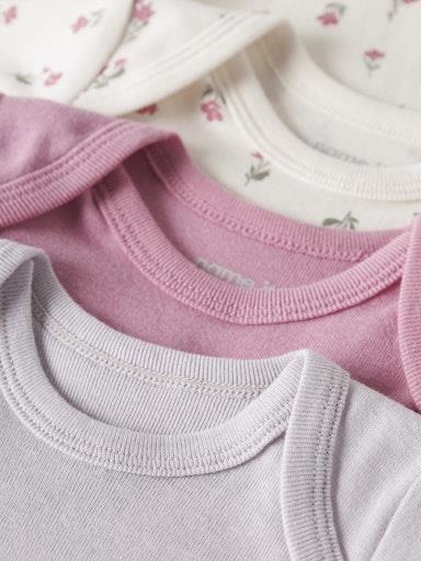 Otroški body za dekleta, 3 kosi