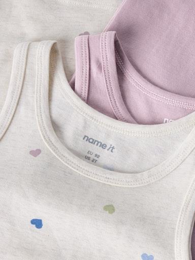 Otroška spodnja majica za dekleta, 2 kos