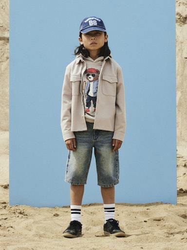 Otroški pulover s kapuco za fante Dobs