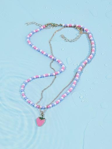 Otroška ogrlica za dekleta Filona, 2 kos