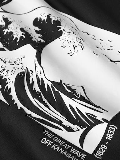 Otroška majica za fante Mesh Hokusai