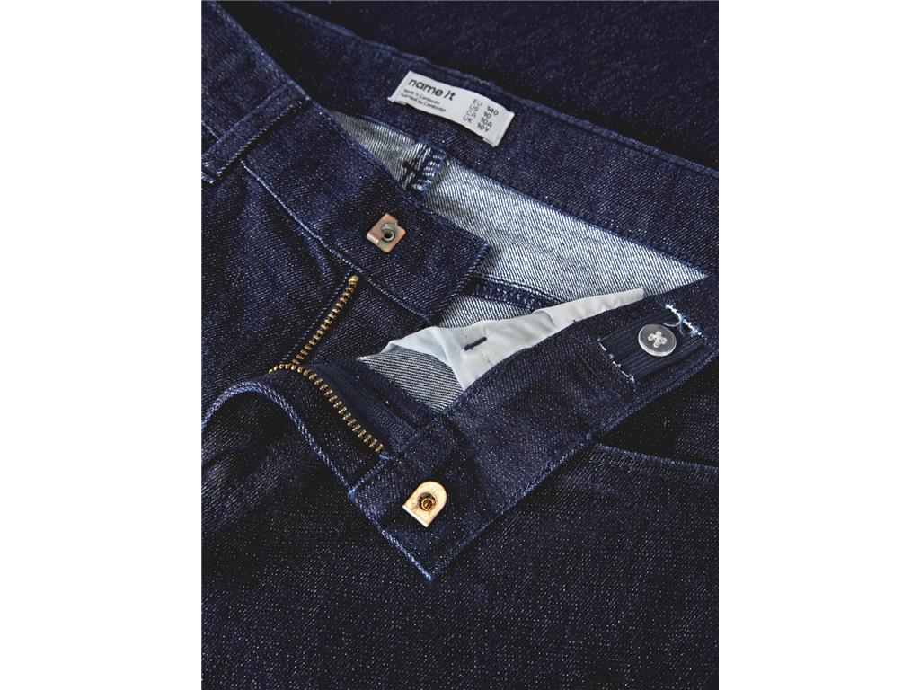 Dekliške široke bleščeče jeans hlače ROS