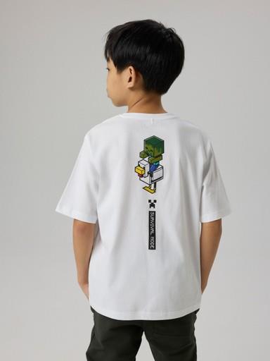 Otroška majica za fante Jun Minecraft
