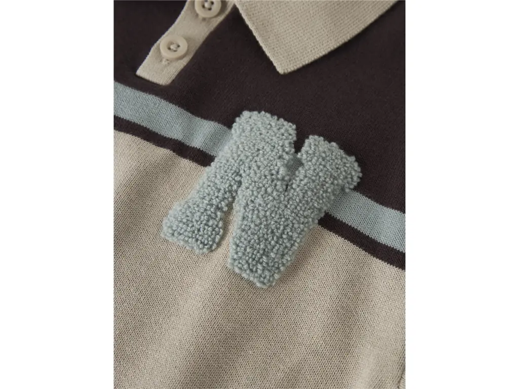Fantovski pleteni polo pulover Ral
