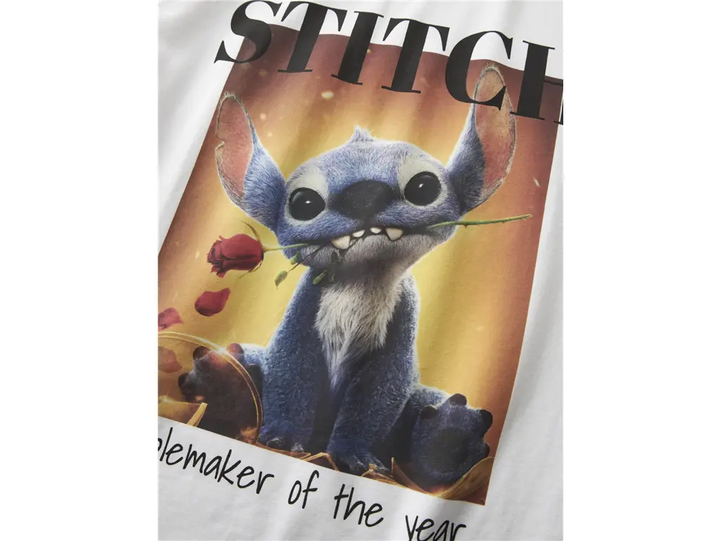 Dekliška majica Olba Stitch s kratkimi r