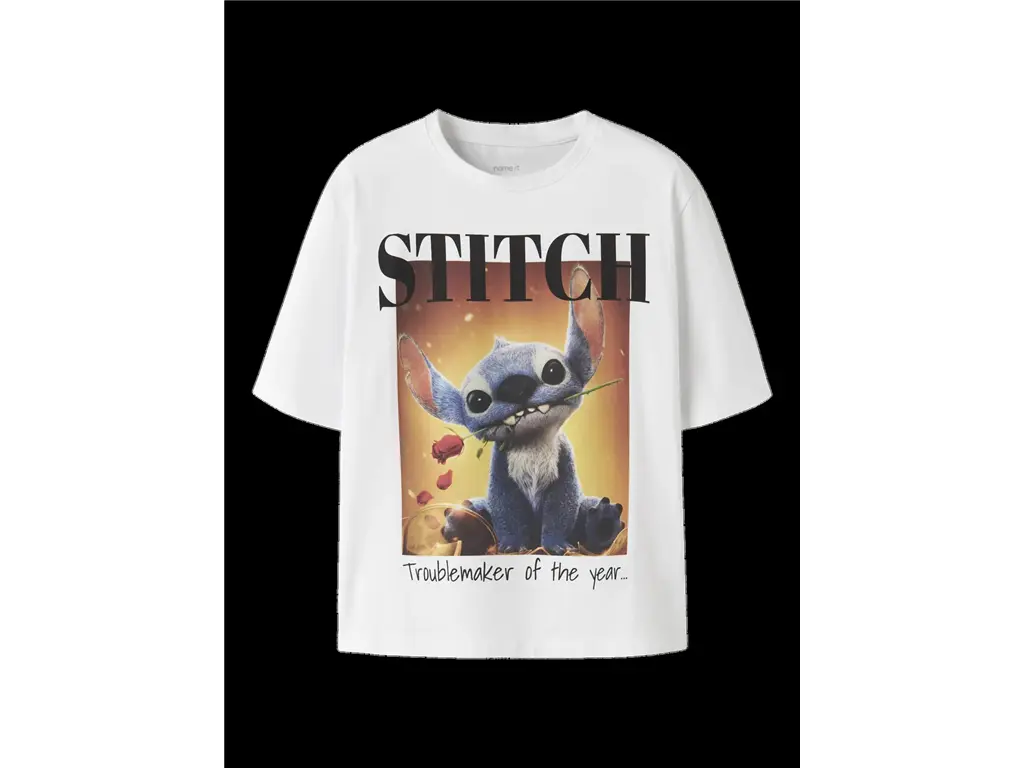Dekliška majica Olba Stitch s kratkimi r
