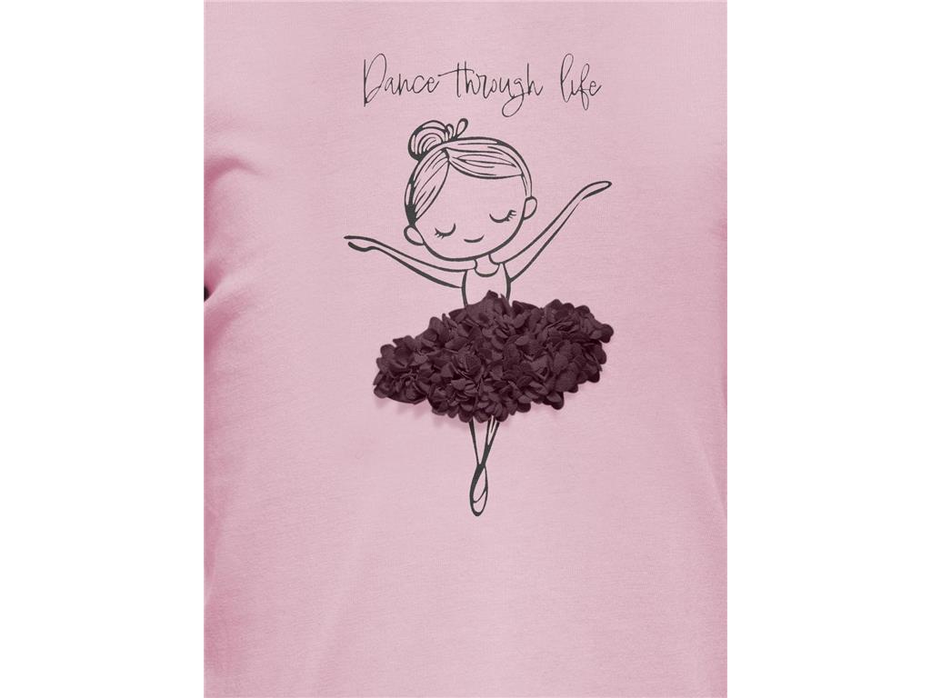 Dekliška majica z dolgimi rokavi FLEUR