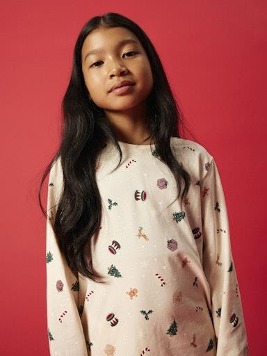 Otroška unisex božična pižama Vismas