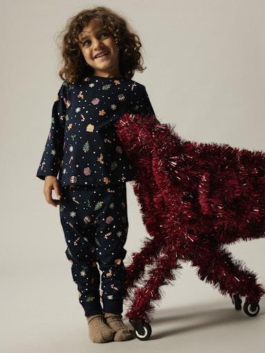 Otroška unisex božična pižama Vismas