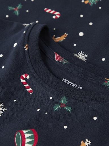 Otroška unisex božična pižama Vismas