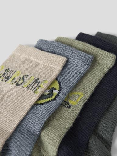 Otroške nogavice za fante Vagn, 5 parov